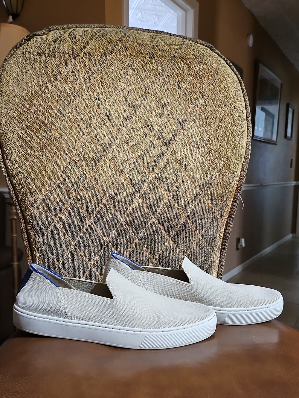 Rothy's The Original Slip On Sneakers Flats Shoes Cream White